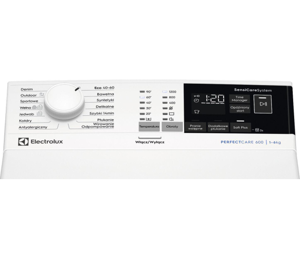 Pralka Electrolux EW6T4262P SensiCare 600 6kg 1200obr SensiCare Time Manager - 1475206 - zdjęcie 3